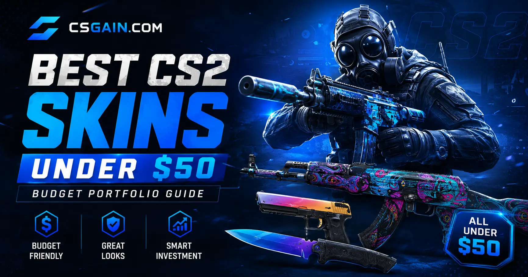 Best CS2 Skins Under $50 — Budget Portfolio Guide